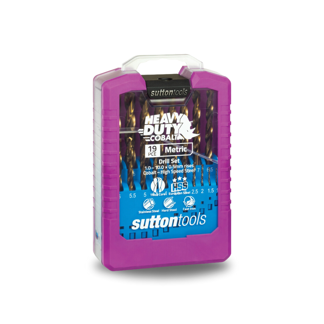 Drill D109 SM2 Set 19Pce JBR HD Cobalt S/Pt 1.0-10.0x0.5mm