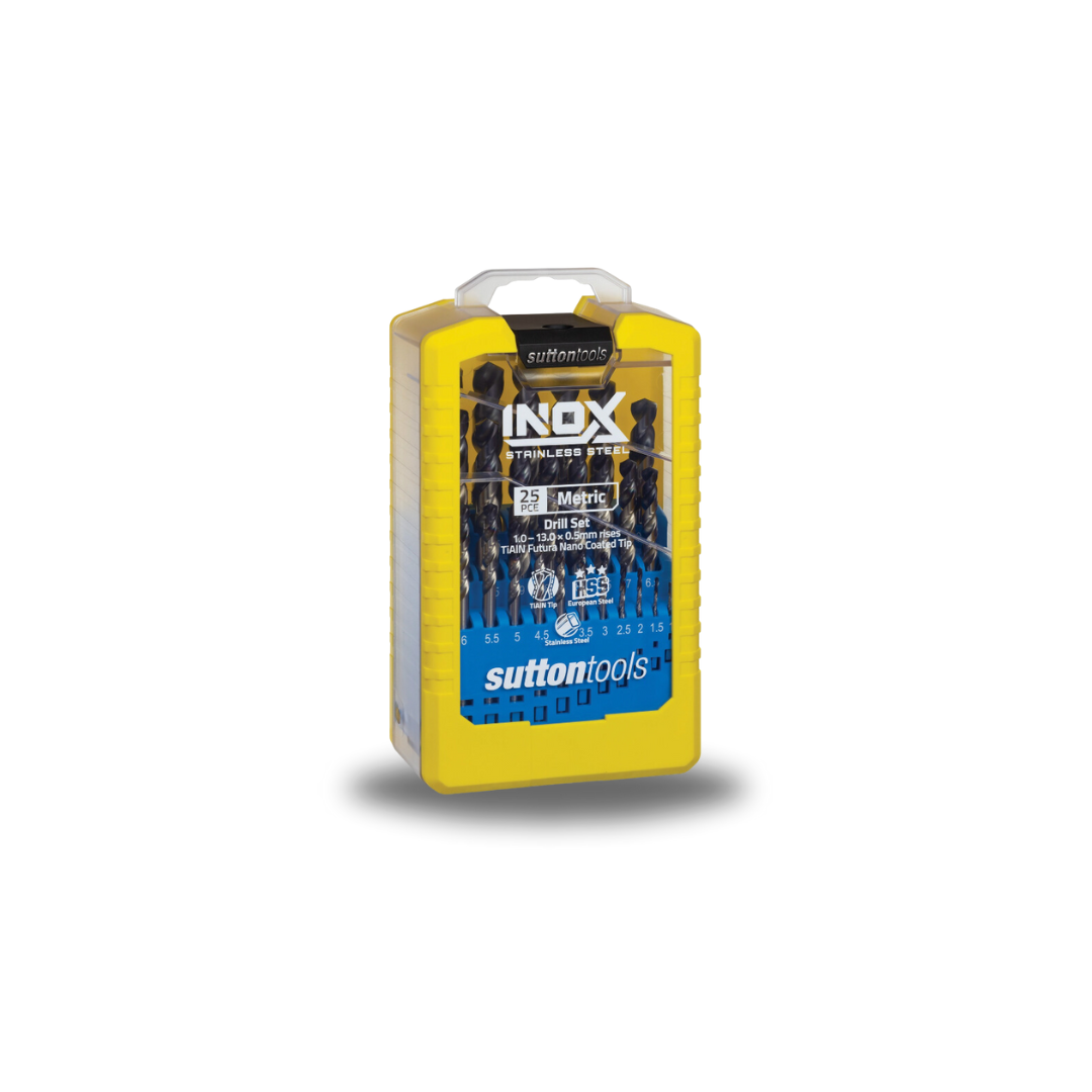Drill D180 SM3 Jobber HSS-TiAlN-TIP INOX Set 1-13MM 25PC