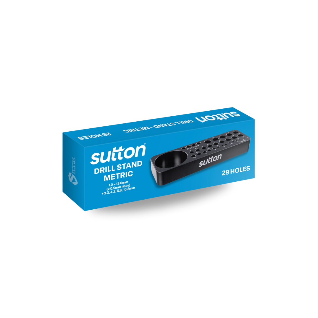 Drill Stand D10A CSM29 METRIC 1.0 – 13.0mm (x 0.5mm rises) + 3.3, 4.2, 6.8, 10.2mm