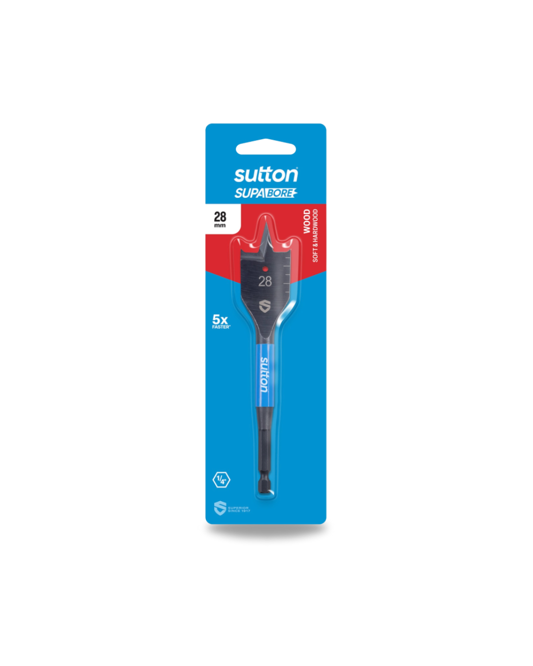 Drill D501 Spade Bit Supabore Carded 28.0mm