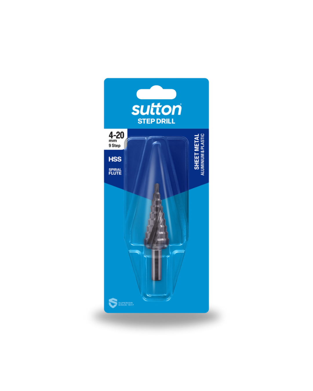 Drill D504 Step HSS Spiral Flute 4-20MM 9-Step