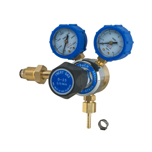 TESUCO Regulator 1 Stage Side Entry Argon Flowgauge