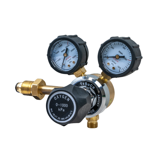 TESUCO Regulator 1 Stage Side Entry Oxygen