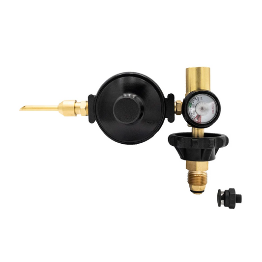 Helium Balloon Regulator with Handwheel for Foil Balloons Type 10 Connection