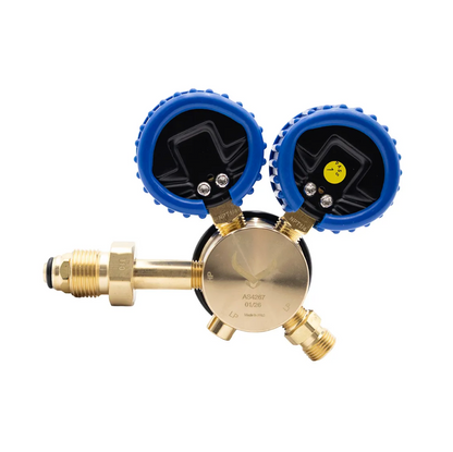 Argon Regulator with Flowgauge 0-35lpm Side Entry Type 10 AS 4267