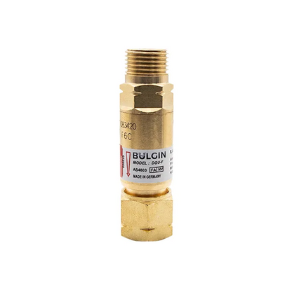 Bulgin® Flashback Arrestor Fuel Gas Medium Flow (DGU-F) Torch End - 5/8"-18 UNF LH