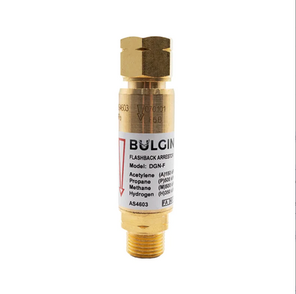 Bulgin® Flashback Arrestor Fuel Gas Standard Flow (DGN-F) Reg End - 5/8"-18 UNF LH