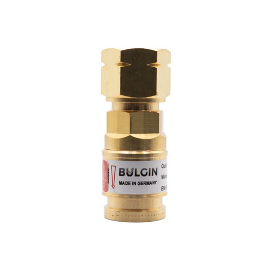 Bulgin® Q/A Coupler (DKD) Fuel Gas EN561 Regulator End 5/8"-18 UNF FM LH -No Pin