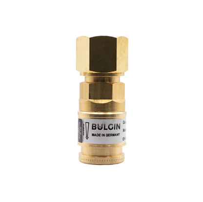 Bulgin® Q/A Coupler (DKD) Inert Gas EN561 Regulator End 5/8"-18 UNF FM RH - No Pin