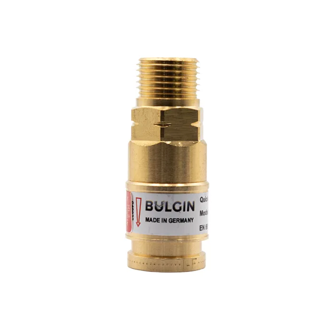 Bulgin® Q/A Coupler (DKG) Fuel Gas EN561 Torch End 5/8"-18 UNF M LH - No Pin