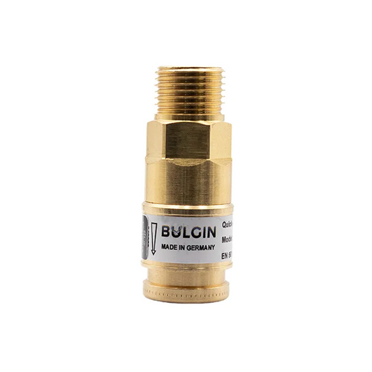 Bulgin® Q/A Coupler (DKG) Inert Gas EN561 Torch End 5/8"-18 UNF M RH - No Pin