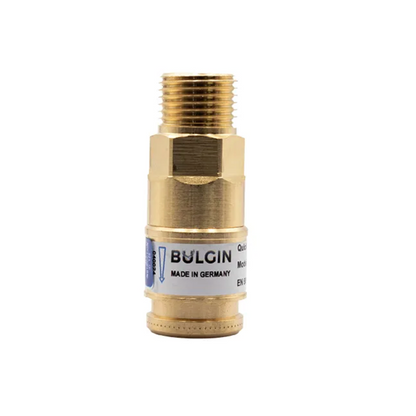 Bulgin® Q/A Coupler (DKG) Oxygen EN561 Torch End 5/8"-18 UNF M RH - No Pin