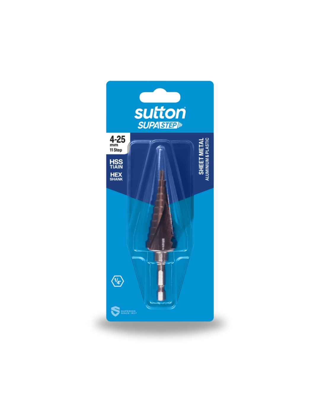 Drill D505 Step HSS-TiAlN SPR-FL SupaStep 4-25MM 11-Step